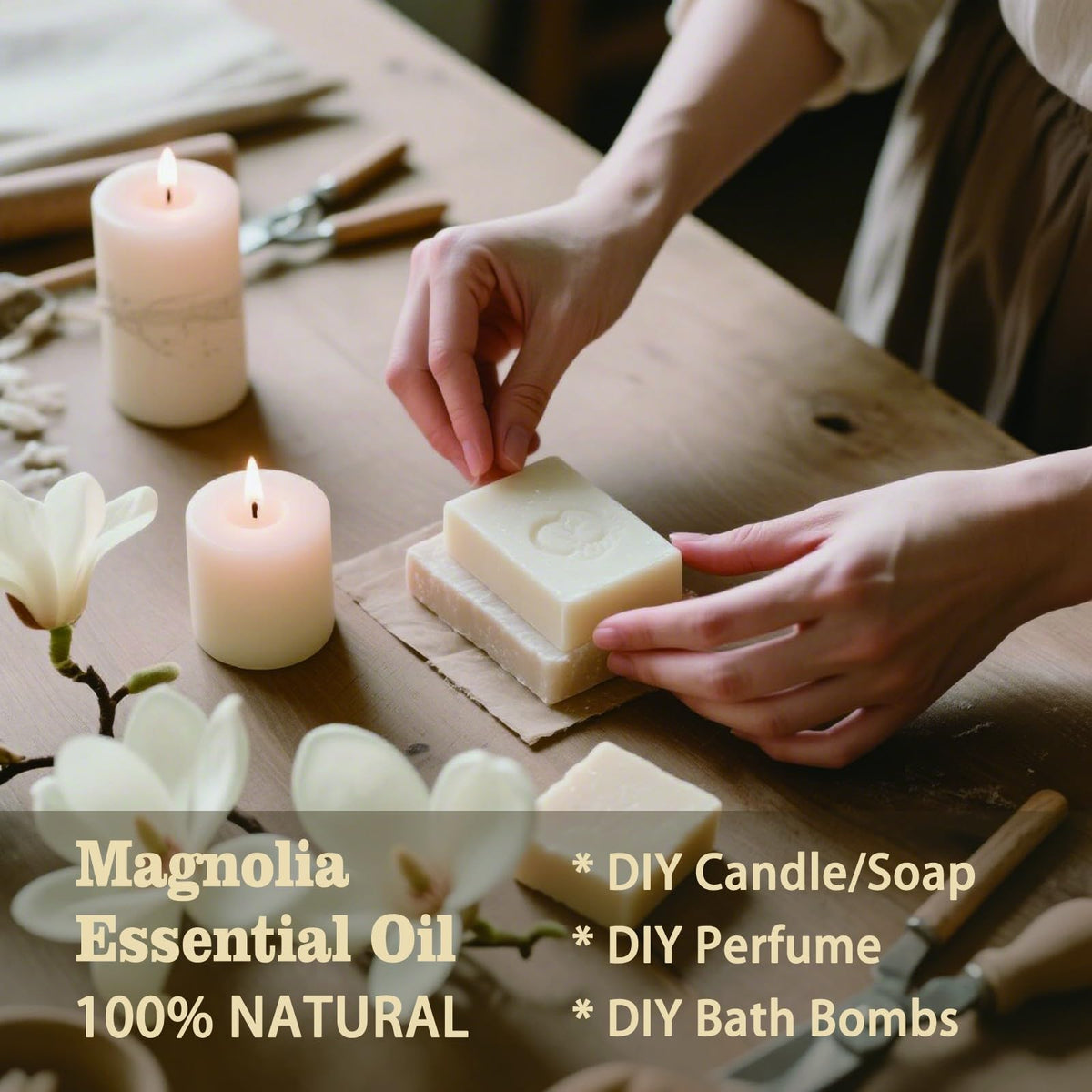Lavender & Magnolia 16oz & 4oz Pure Natural Scent Set U210713