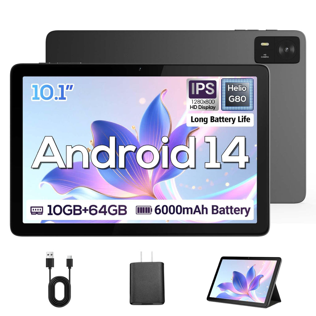10.1" Android Tablet with Octa-core Processor 10GB RAM 64 GB ROM Q373571