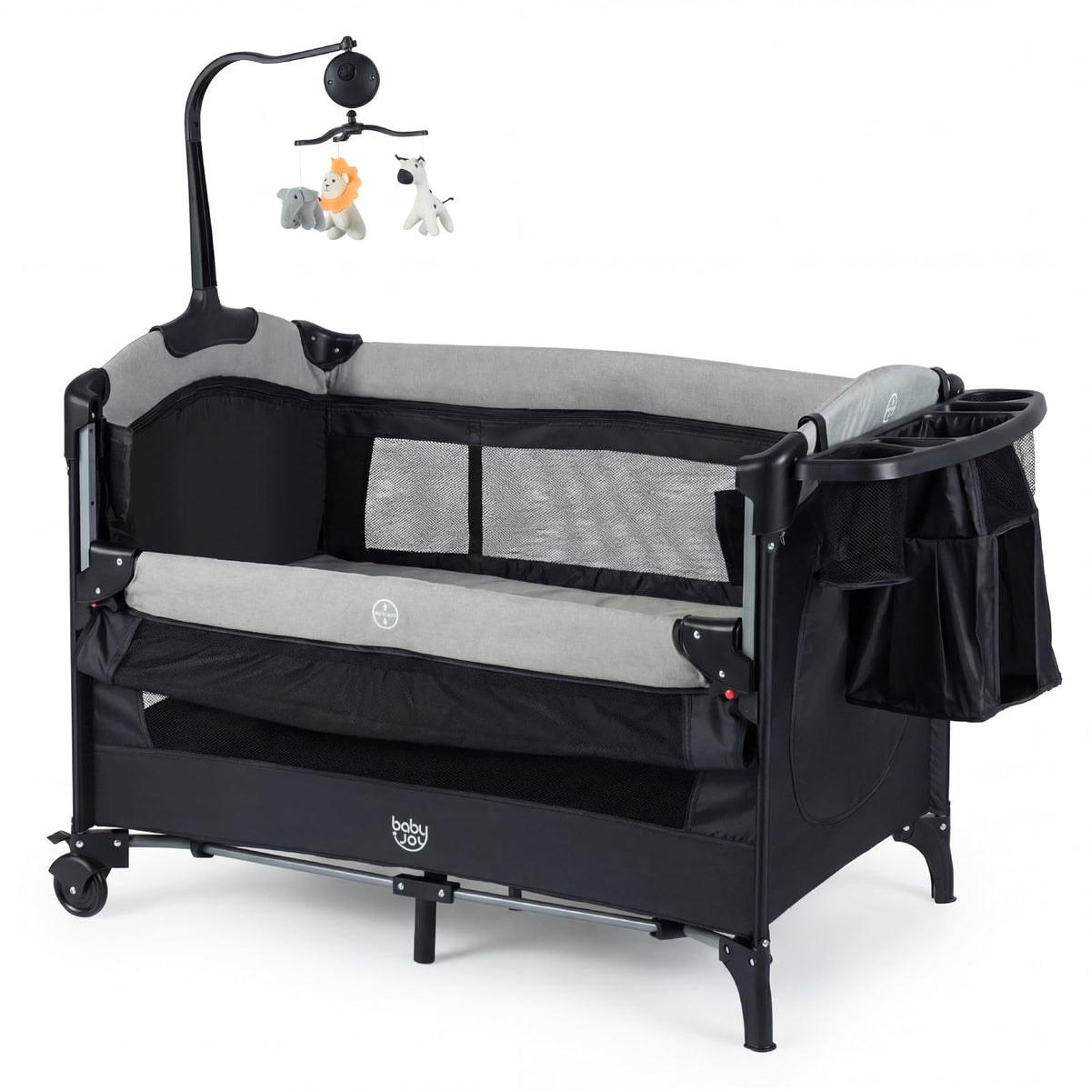 5-in-1 Pack and Play Bassinet Playard with Diaper Changer K678