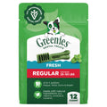 Natural Dental Dog Treats Fresh Mint Flavor 12 Count D572843