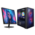 Gaming PC Bundle with 24 Inch FHD LED Monitor, GeForce RTX 2060 6G, Intel Core I5, 16G RAM, 512G SSD U793340