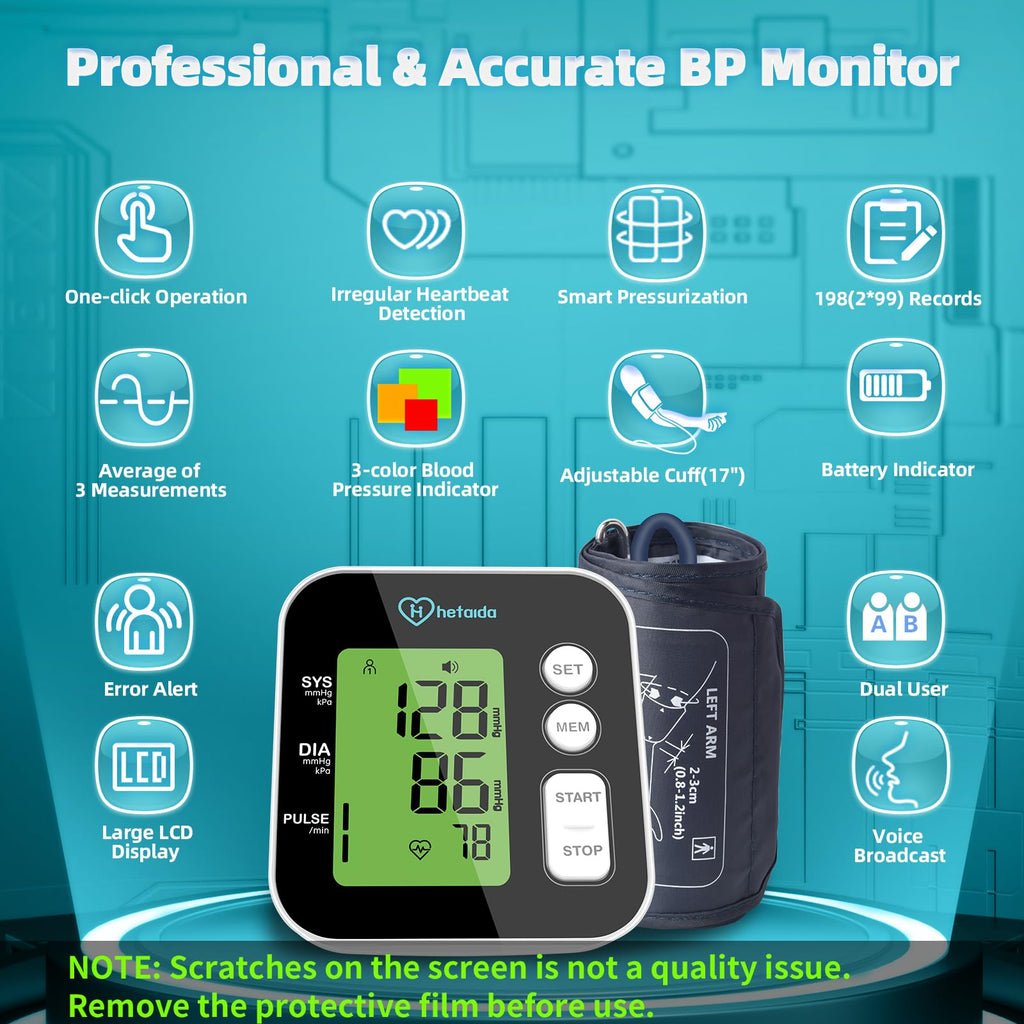 Blood Pressure Monitor Upper Arm U974