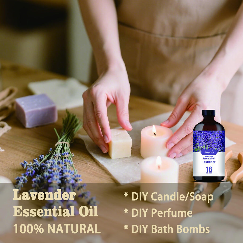 Lavender & Magnolia 16oz & 4oz Pure Natural Scent Set U210713
