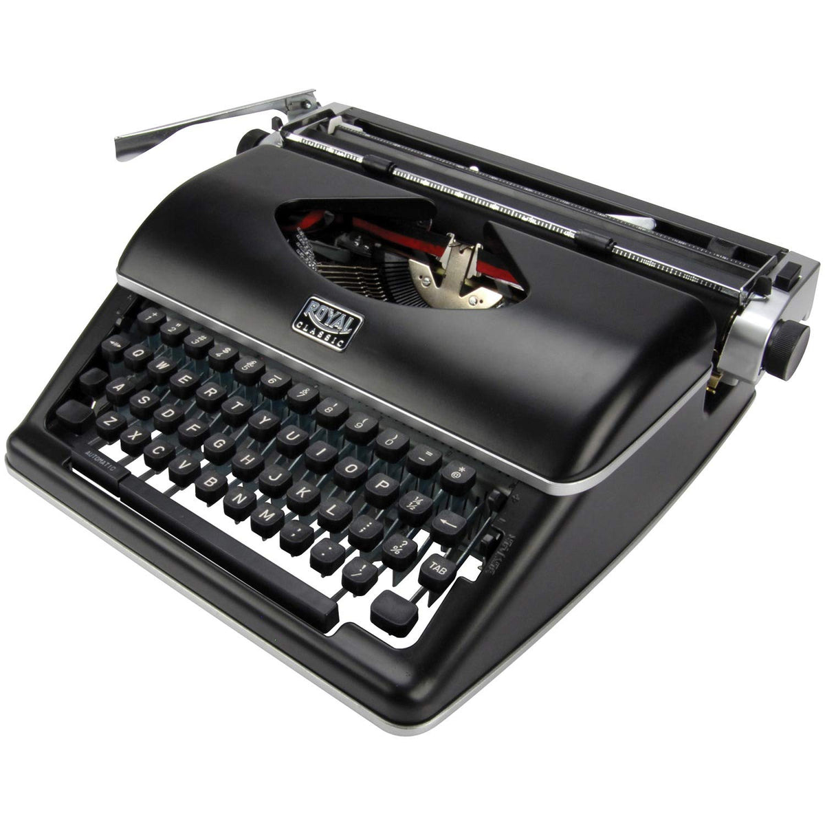 Black Manual Retro Typewriter J4108
