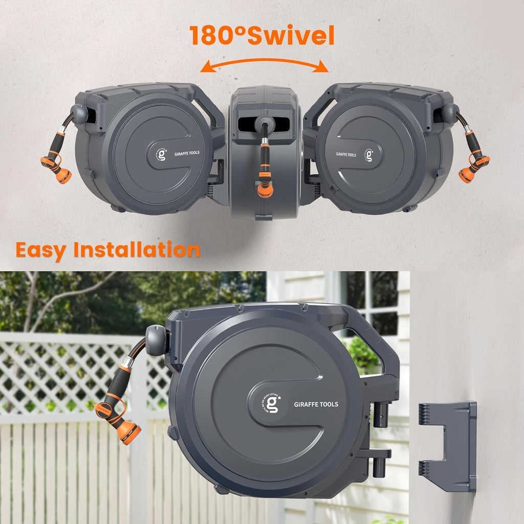 Retractable Garden Hose Reel 1/2" 100FT R551586