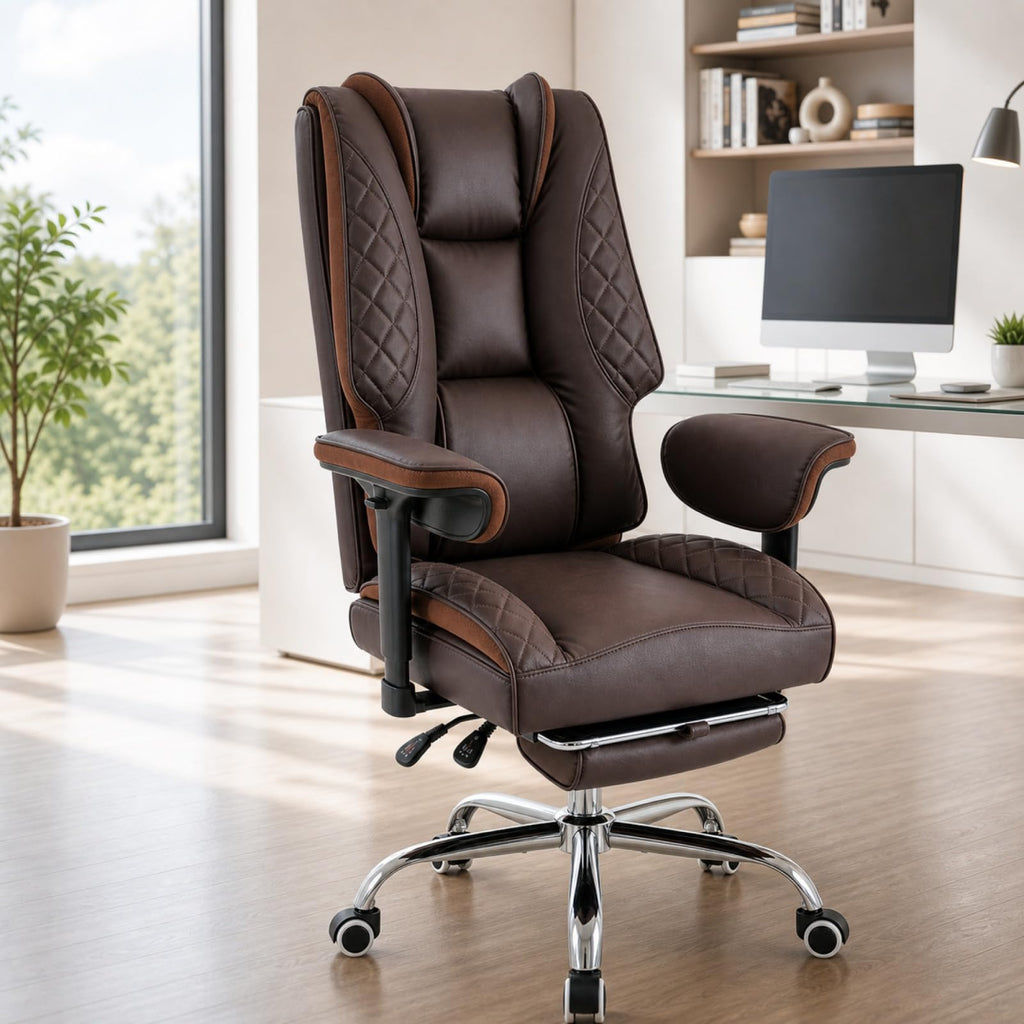 Big and Tall High Back Executive Office Chair with Foot Rest W791