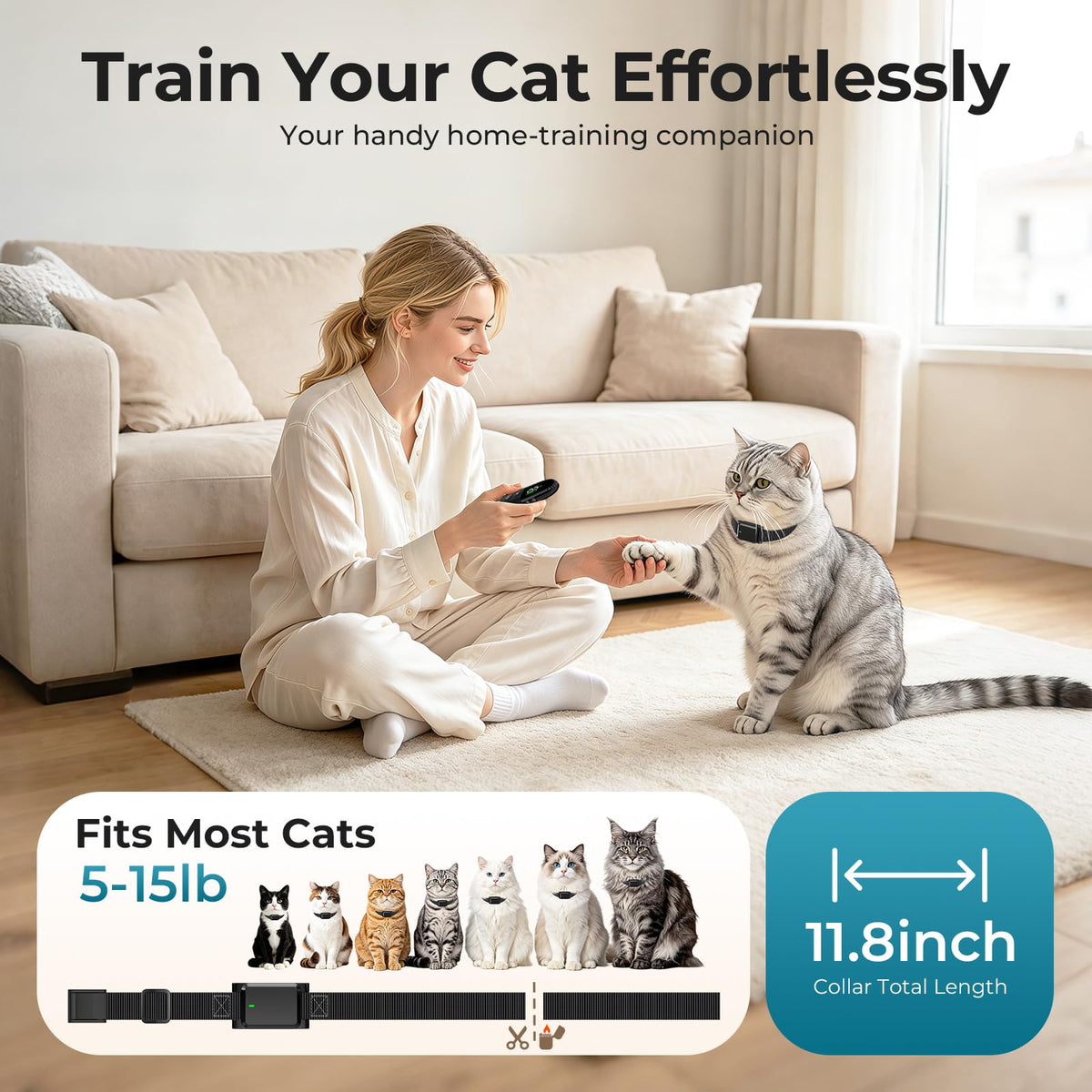 Cat Shock Collar with Remote J261