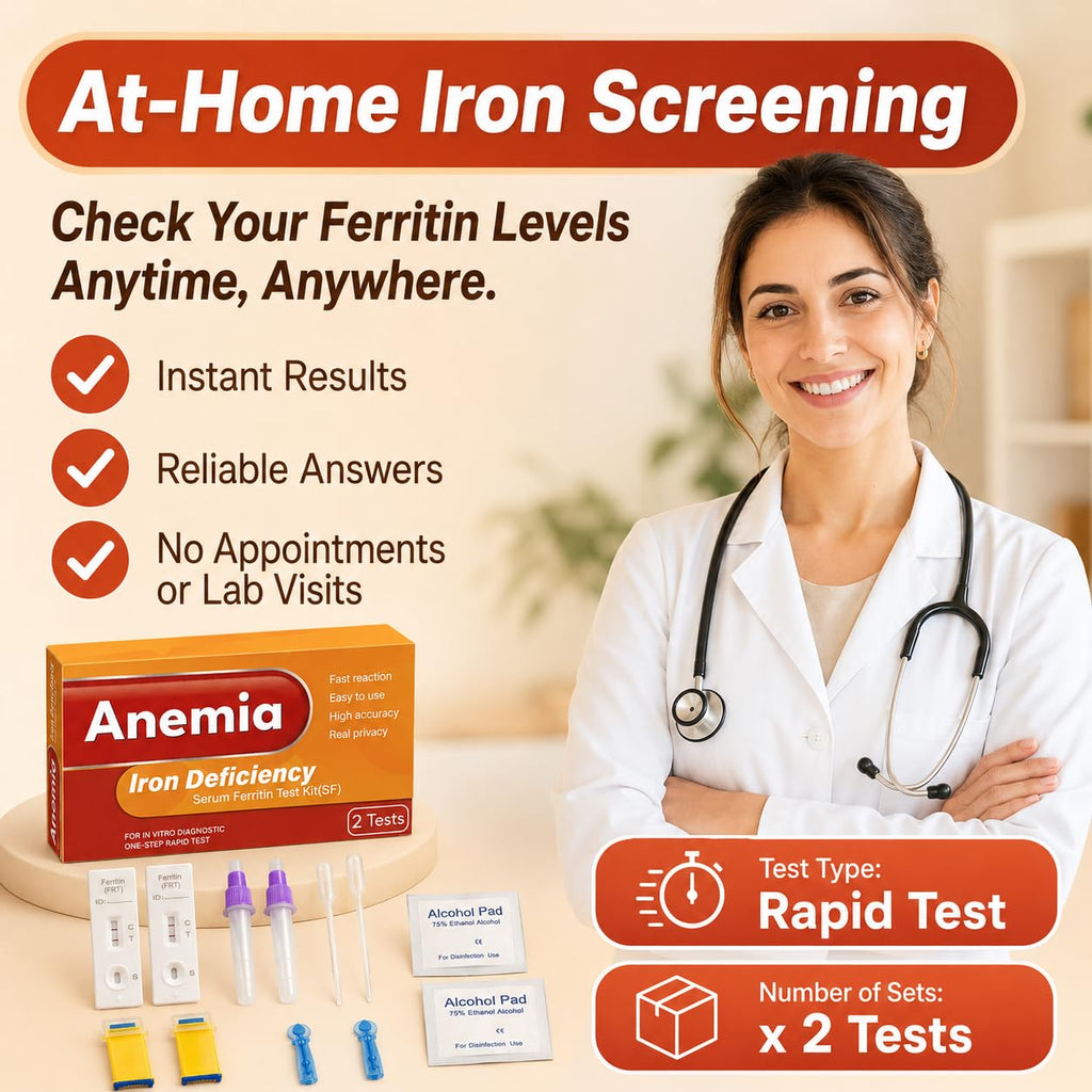Iron Deficiency at Home Test Kit 2 Pack J9260