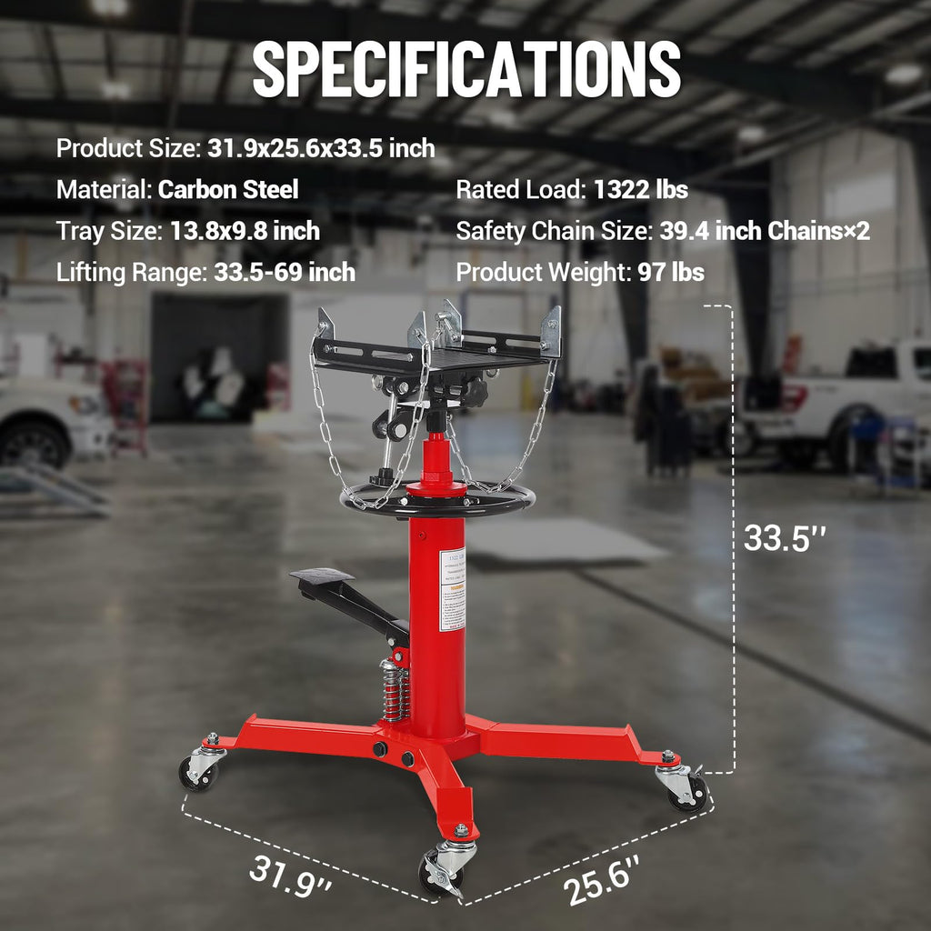Transmission Jack 1322 lbs M365714