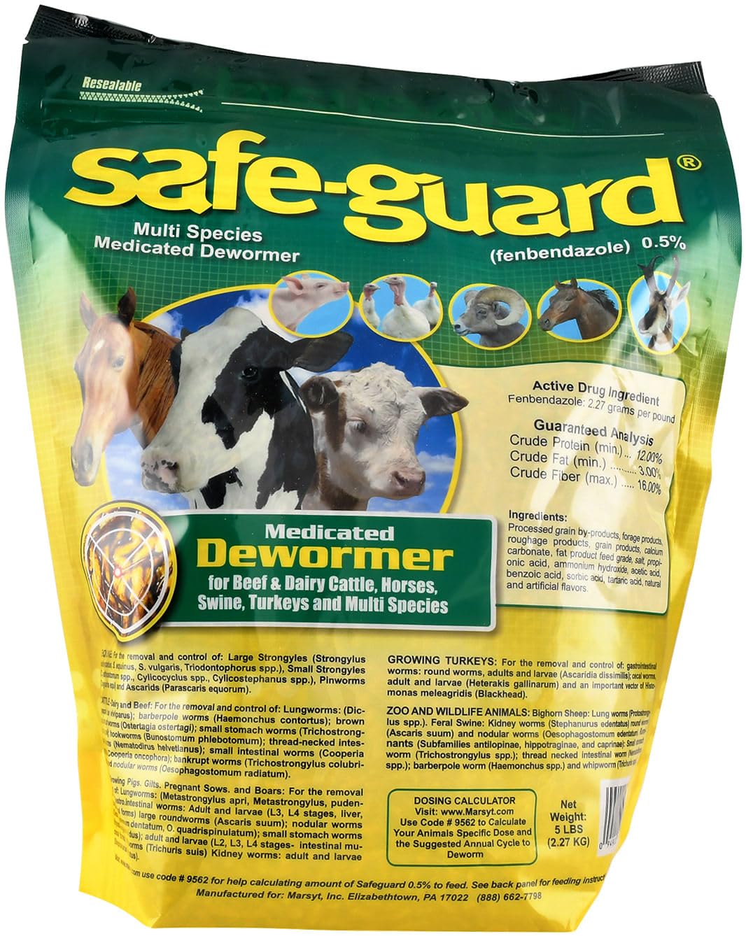 Multi-Species Dewormer 5 lb Q474875