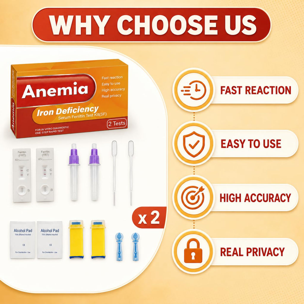 Iron Deficiency at Home Test Kit 2 Pack J9260
