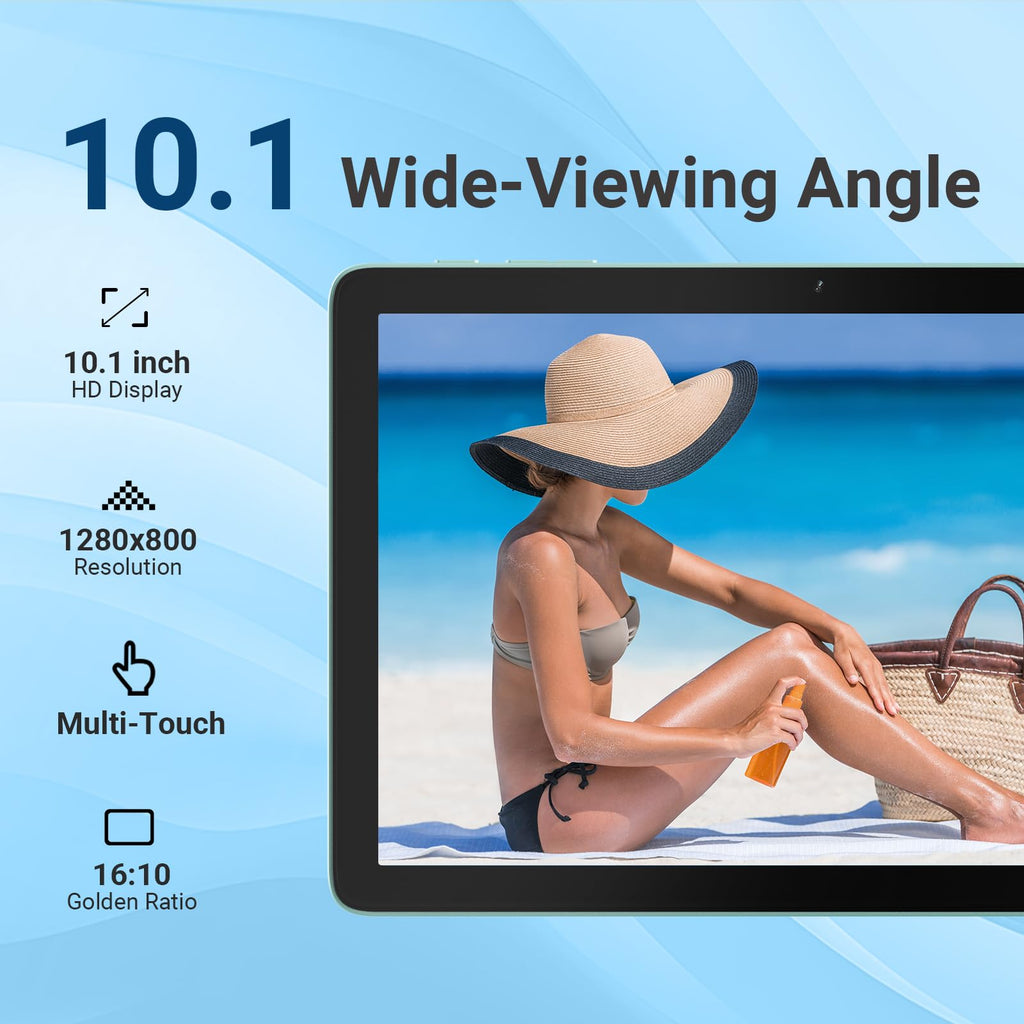 10.1" Android Tablet with Octa-core Processor 10GB RAM 64 GB ROM Q373571