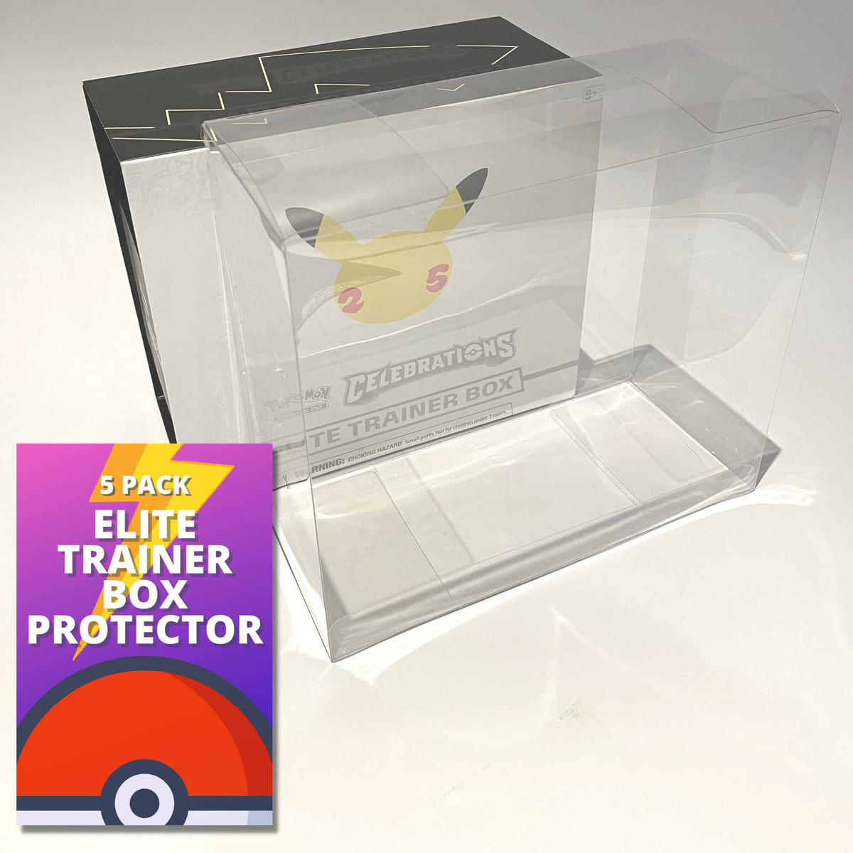 Clear Plastic Display Box for ETB Elite Trainer Box W118894