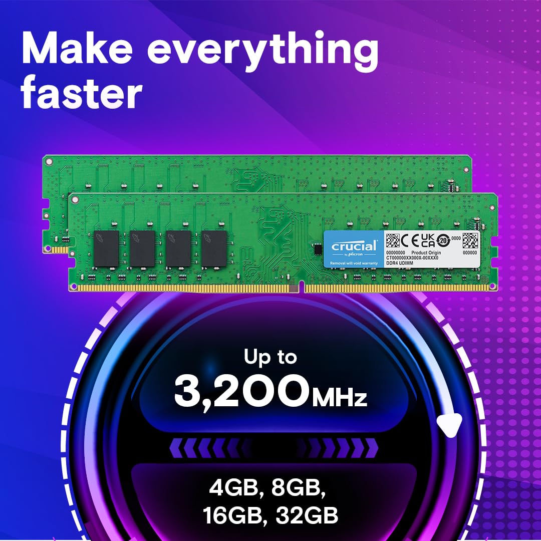 16GB DDR4 3200MHz CL22 UDIMM Desktop Memory Kit L33237