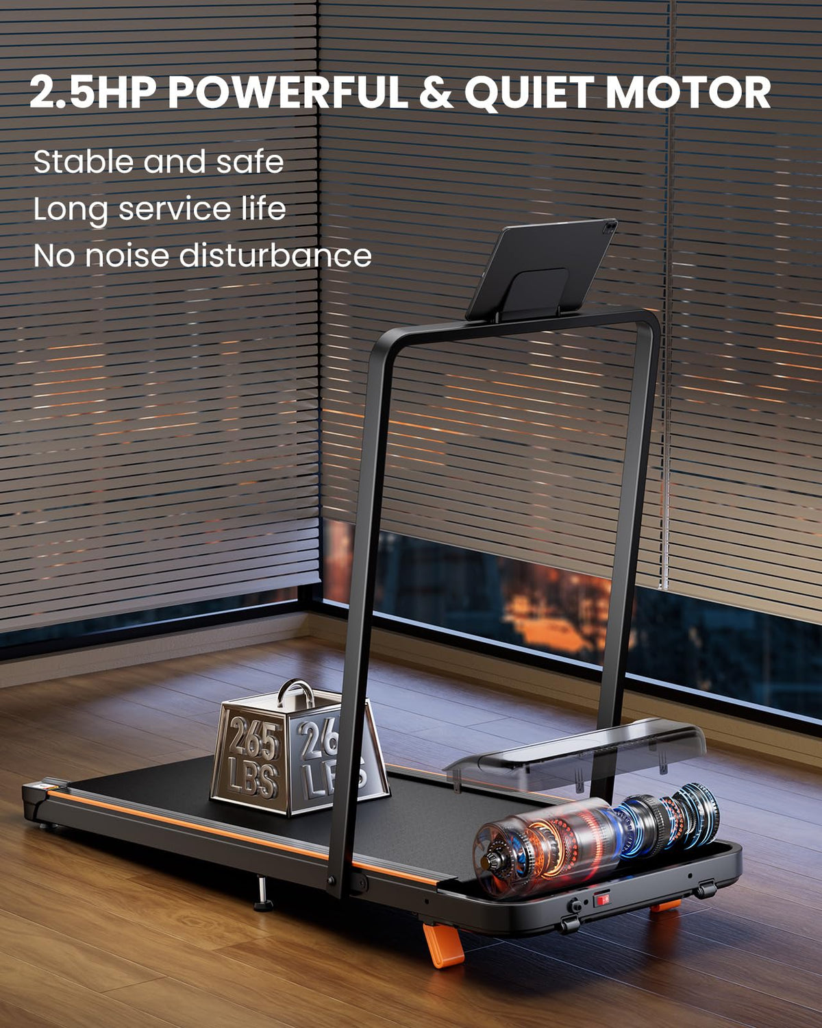Incline Under Desk Treadmill J935