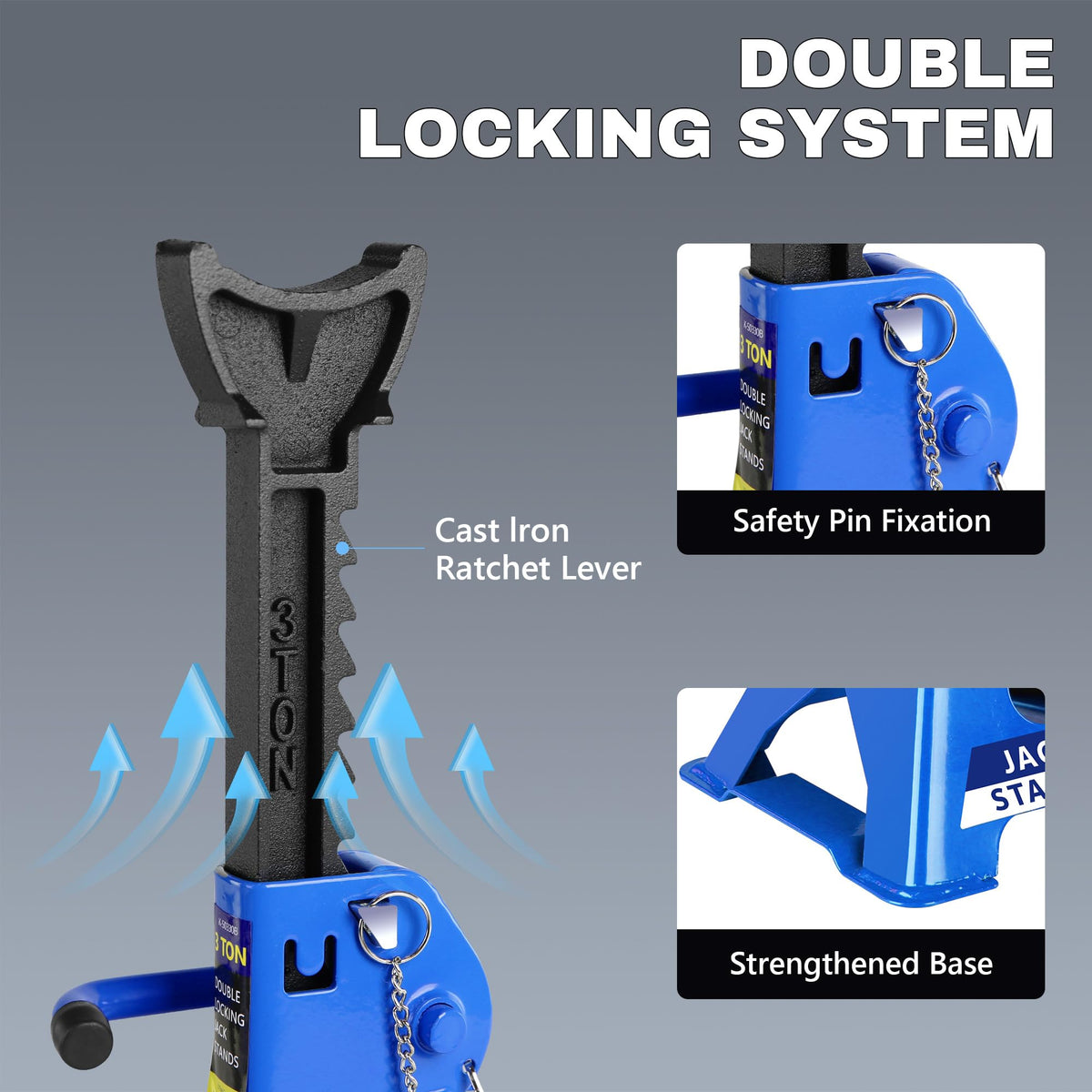 2 Ton Low Profile Hydraulic Floor Jack with Jack Stands H833586
