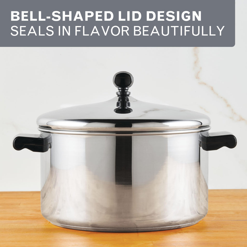Stainless Steel 6-Quart Stockpot with Lid W38662