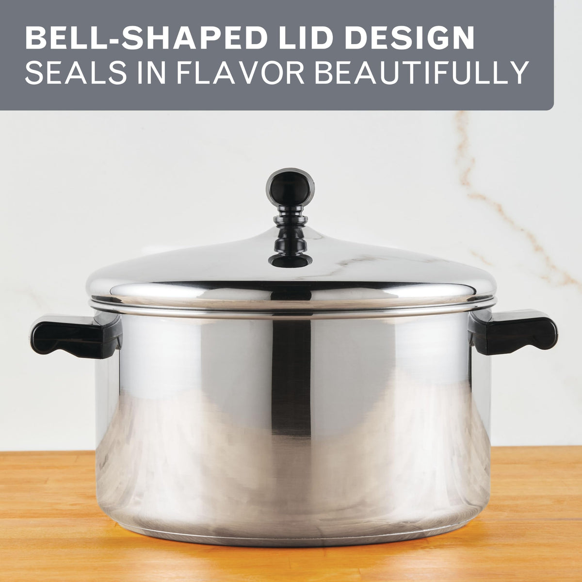 Stainless Steel 6-Quart Stockpot with Lid W38662