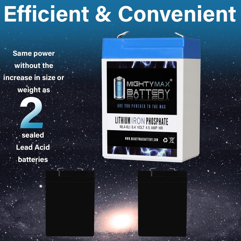 6V 4.5AH Lithium Replacement Battery K27928