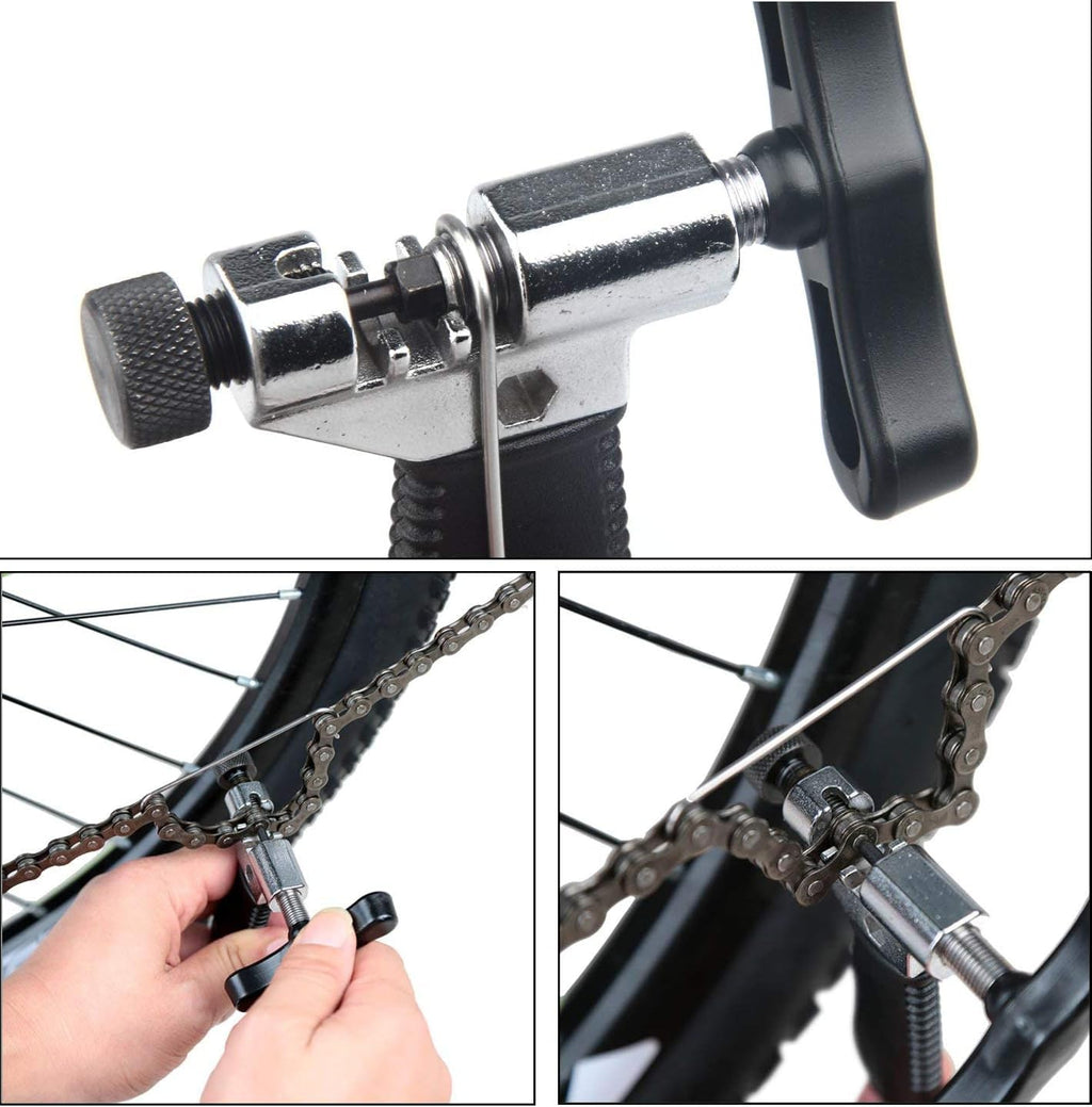 Bike Chain Repair Tool Kit with Chain Breaker, Master Link Pliers & Wear Checker N609300