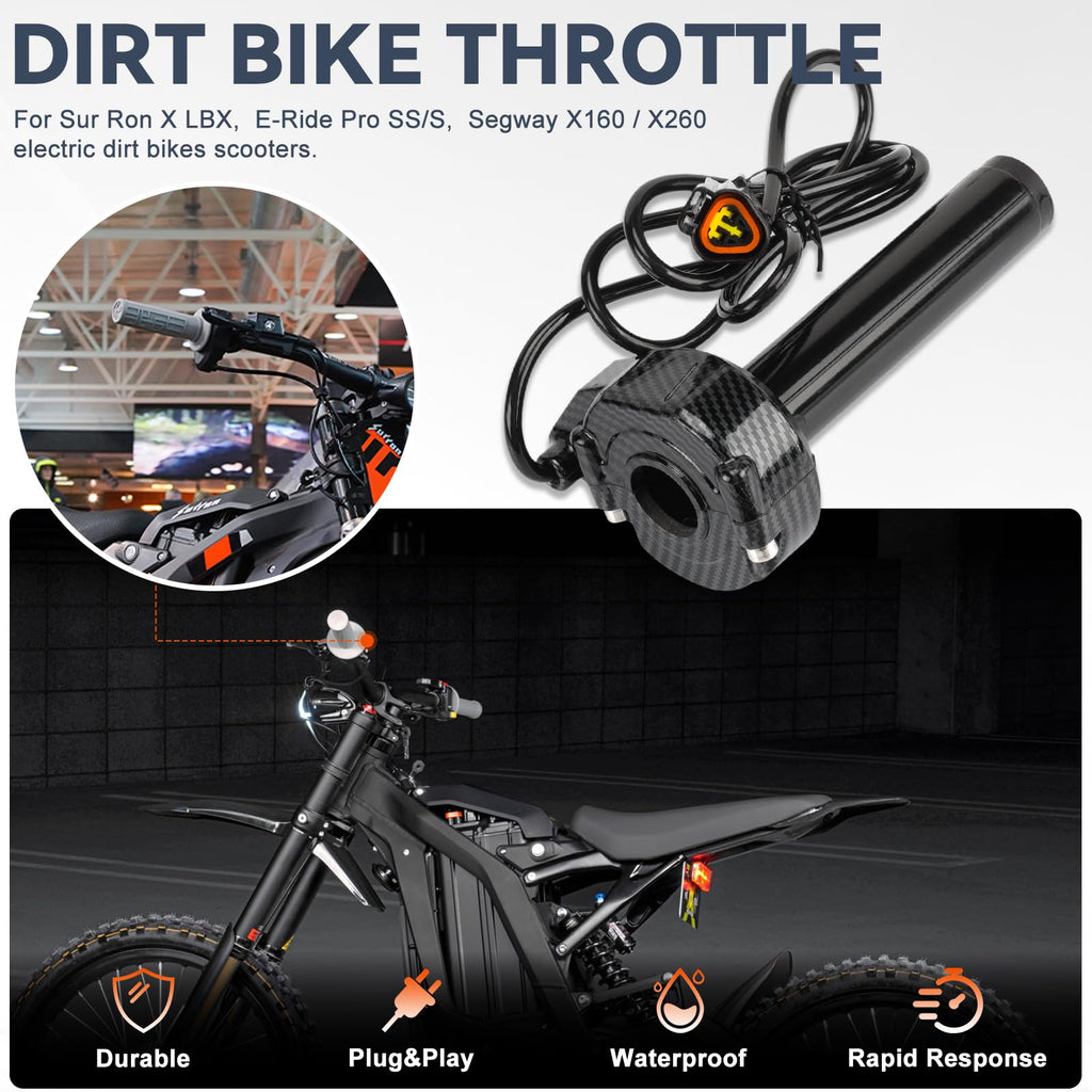 Waterproof Twist Throttle Kit for Electric Dirt Bike S8905