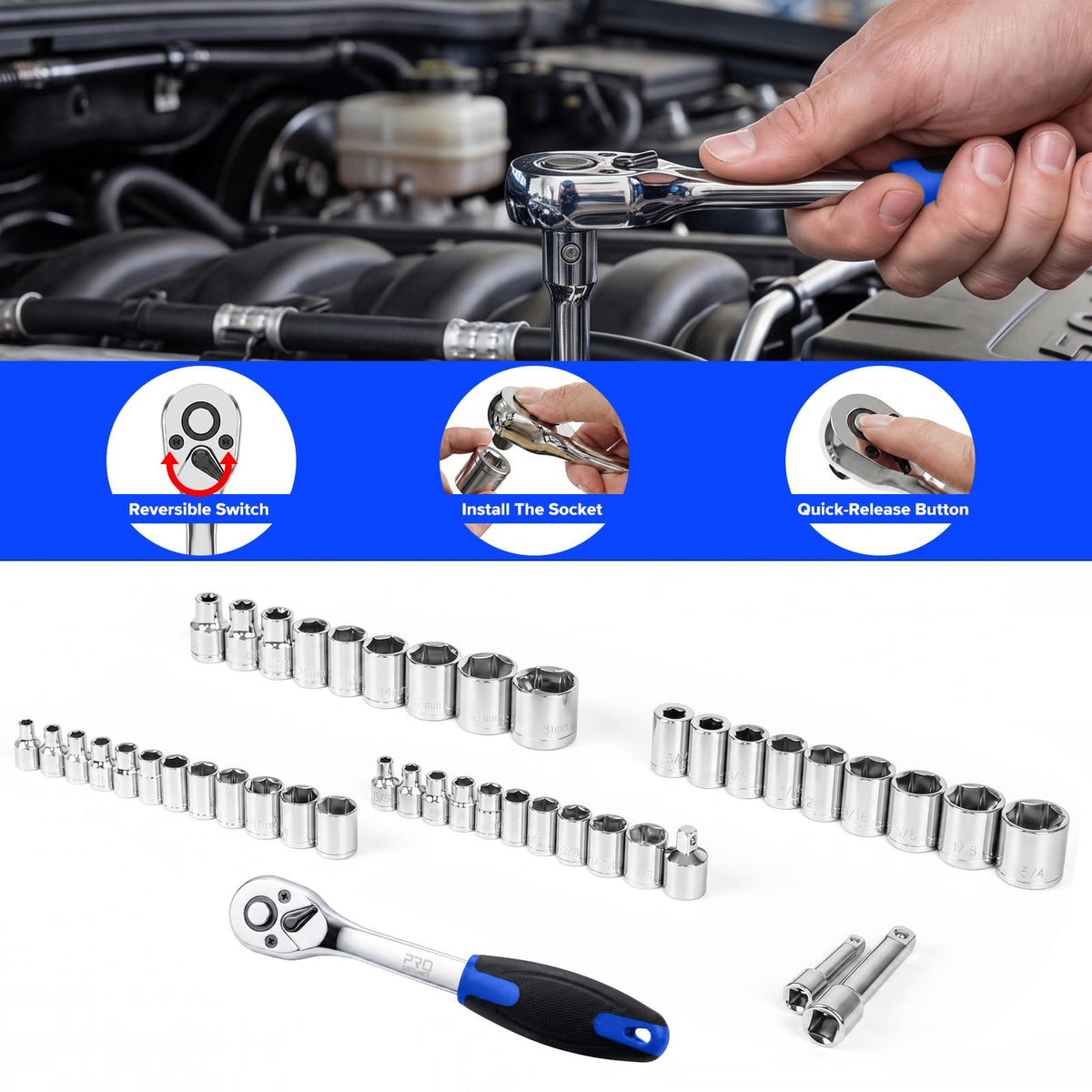 219-Piece Mechanic Tool Set Z586
