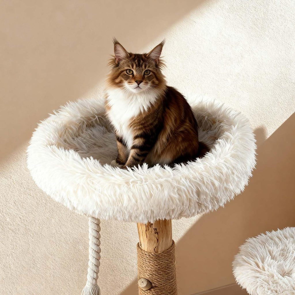 Modern Cat Tree Tower with Sisal Scratching Post O6217