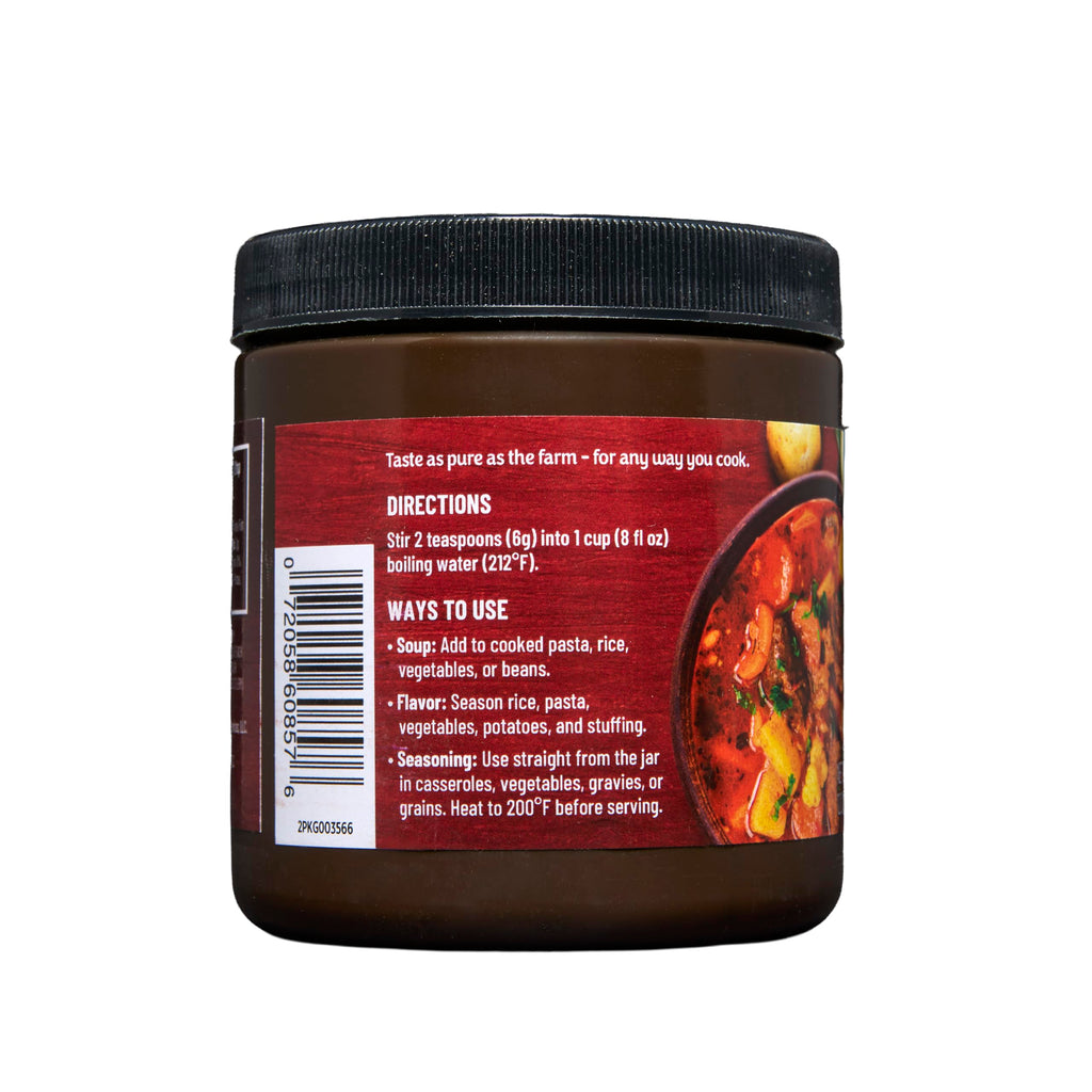 Beef Broth Base Granulated Bouillon Seasoning 12 oz Jar U105188