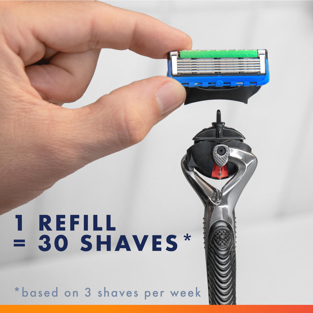 Shaving Razor with 8 Blade Refills B37967