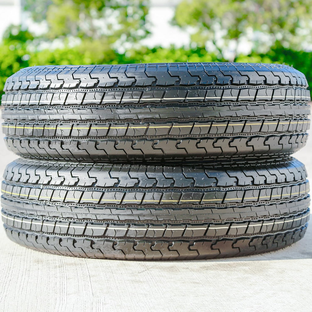 2 x ST205/75R15 All Season 10 Ply Tires O5633