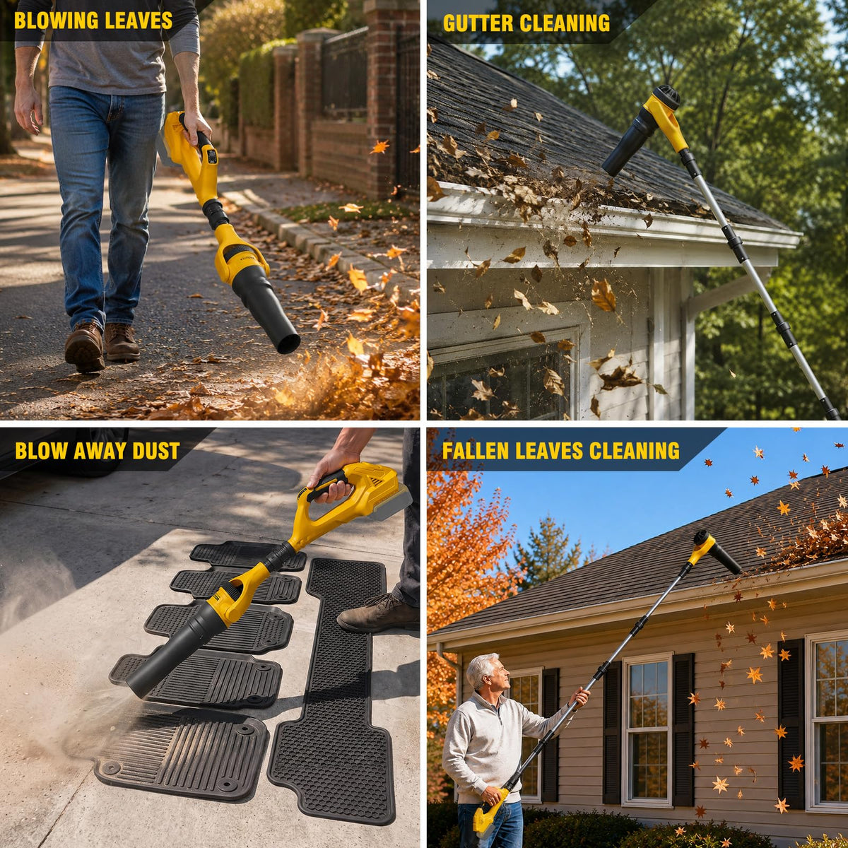 Leaf Blowers for Dewalt 20V Battery U6310
