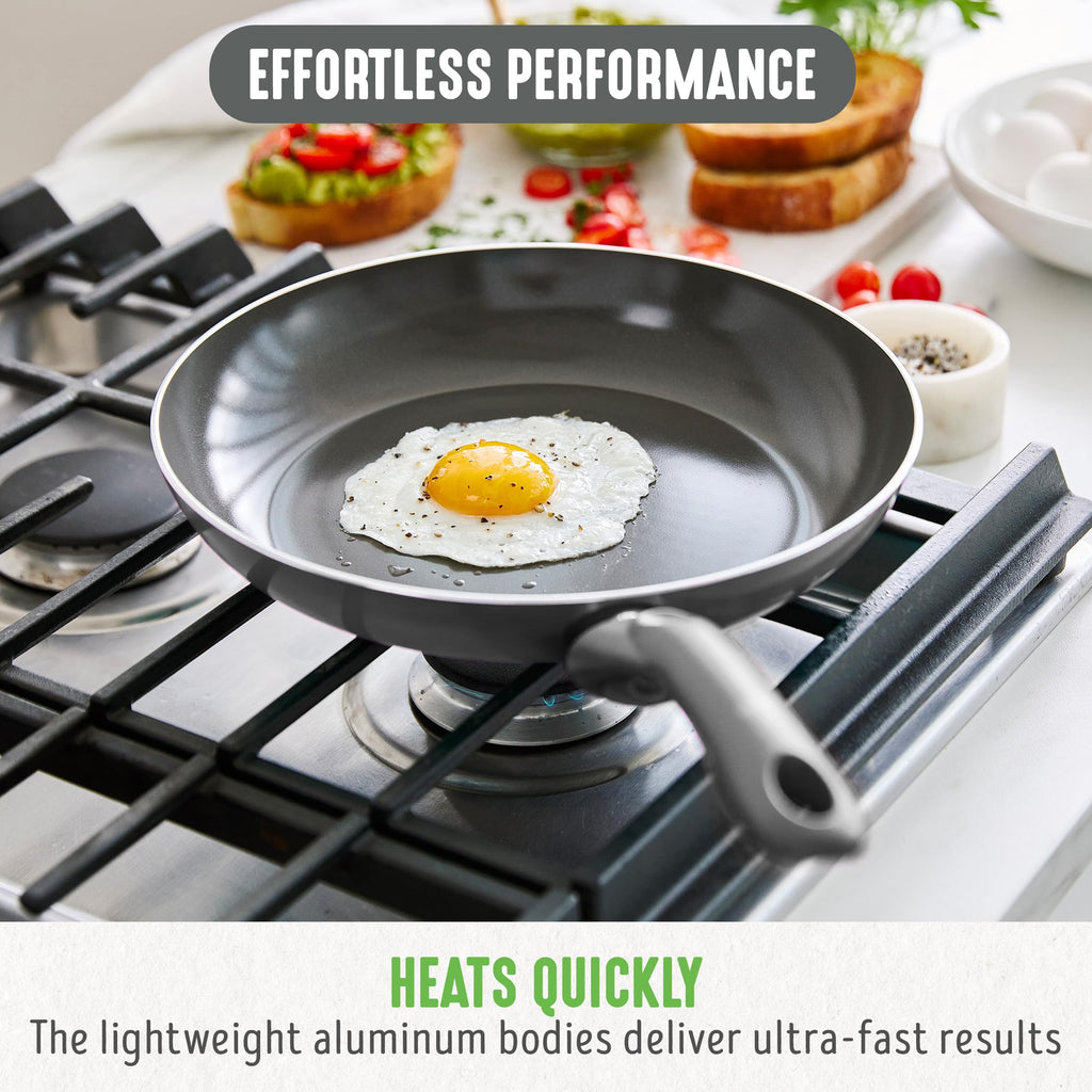 12 Piece Ceramic Nonstick Cookware Set F47013