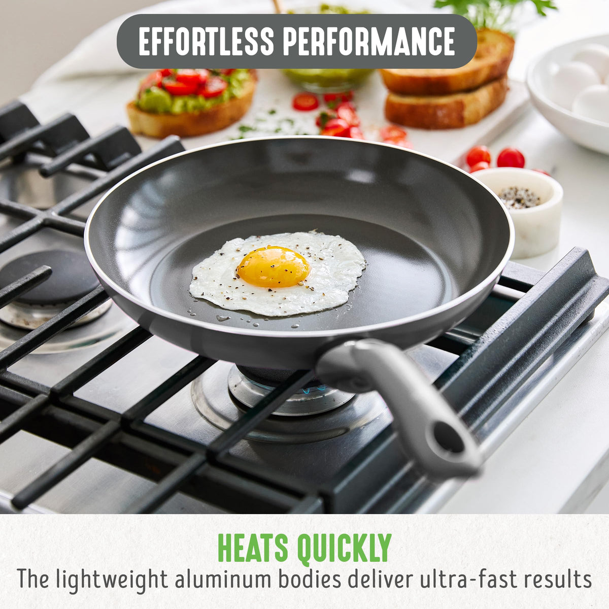 12 Piece Ceramic Nonstick Cookware Set F47013