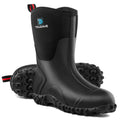 Rubber Boots with Steel Shank, 6mm Neoprene Mid Calf Rain Boots N67653