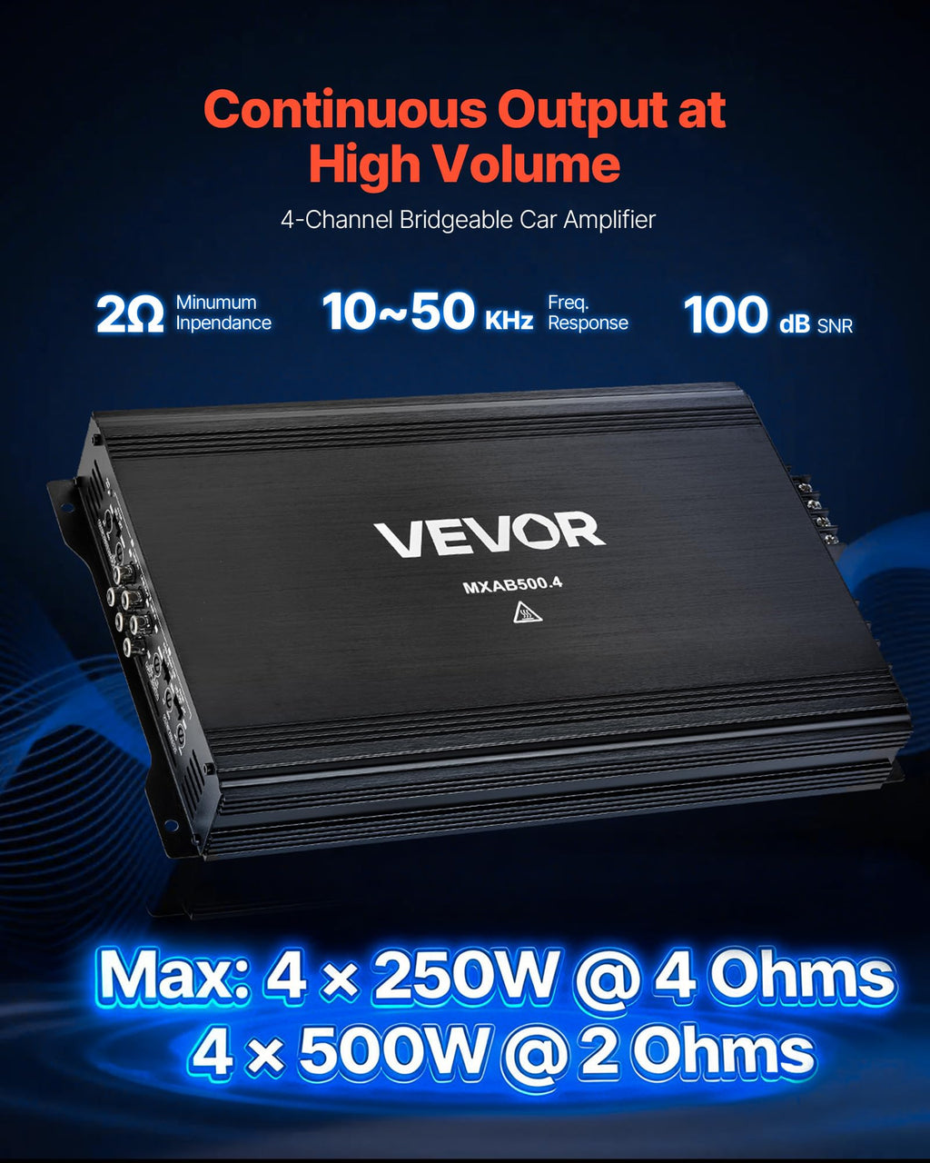 4 Channel Bridgeable Class A/B Car Audio Amplifier C106119