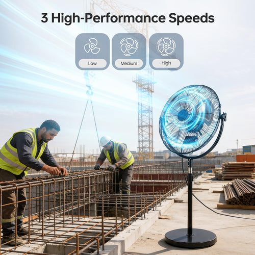 18 Inch Heavy Duty High Velocity Pedestal Fan C368
