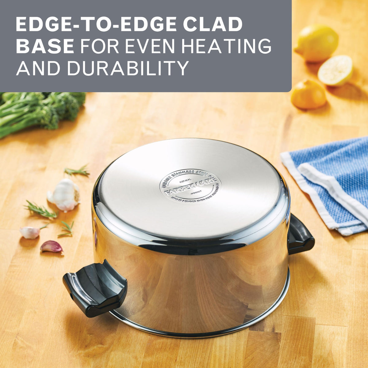 Stainless Steel 6-Quart Stockpot with Lid W38662
