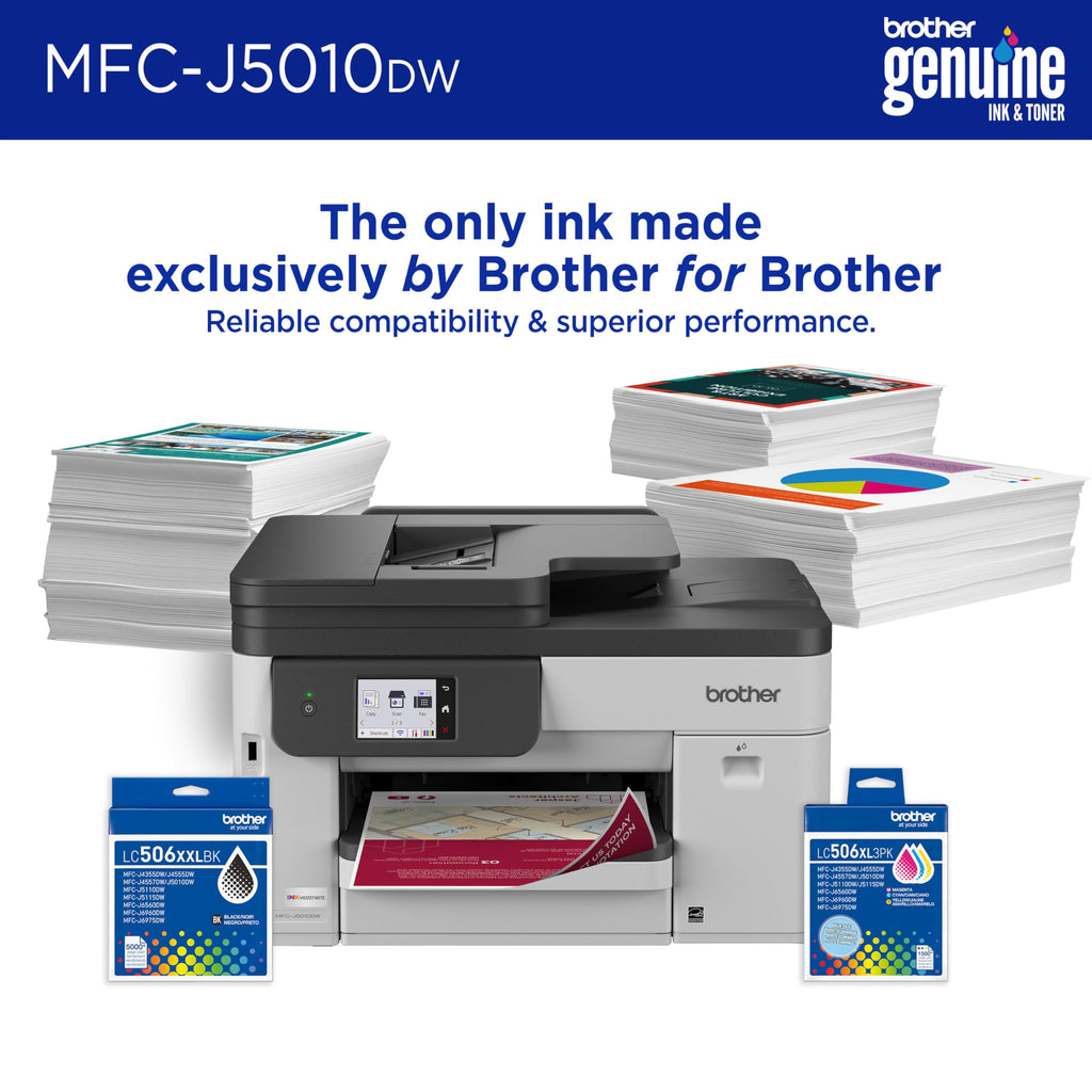 Wireless Color Inkjet All-in-One Printer with 2-Sided Copy & Scan V89120