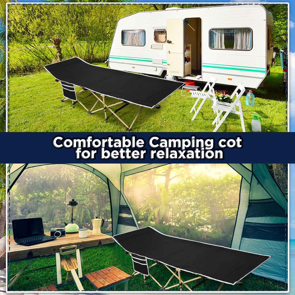 2 Pack Camping Cot with Carry Bag F5180