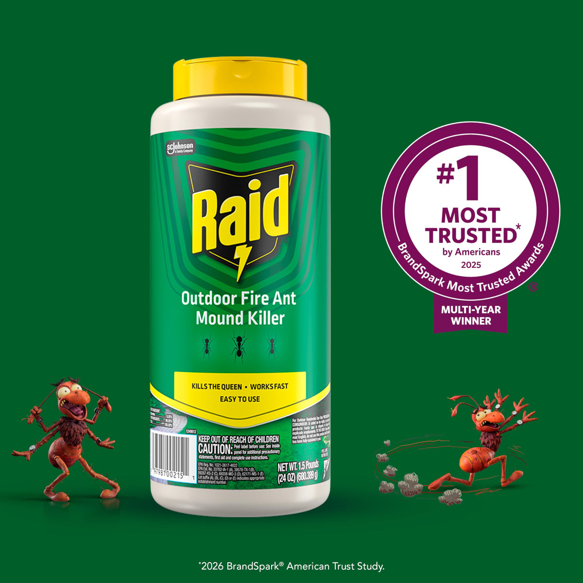 Outdoor Fire Ant Killer Dust 24 oz P85054