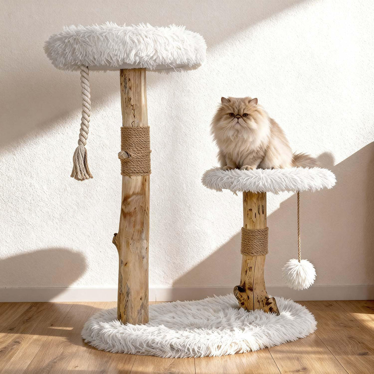 Modern Cat Tree Tower with Sisal Scratching Post O6217