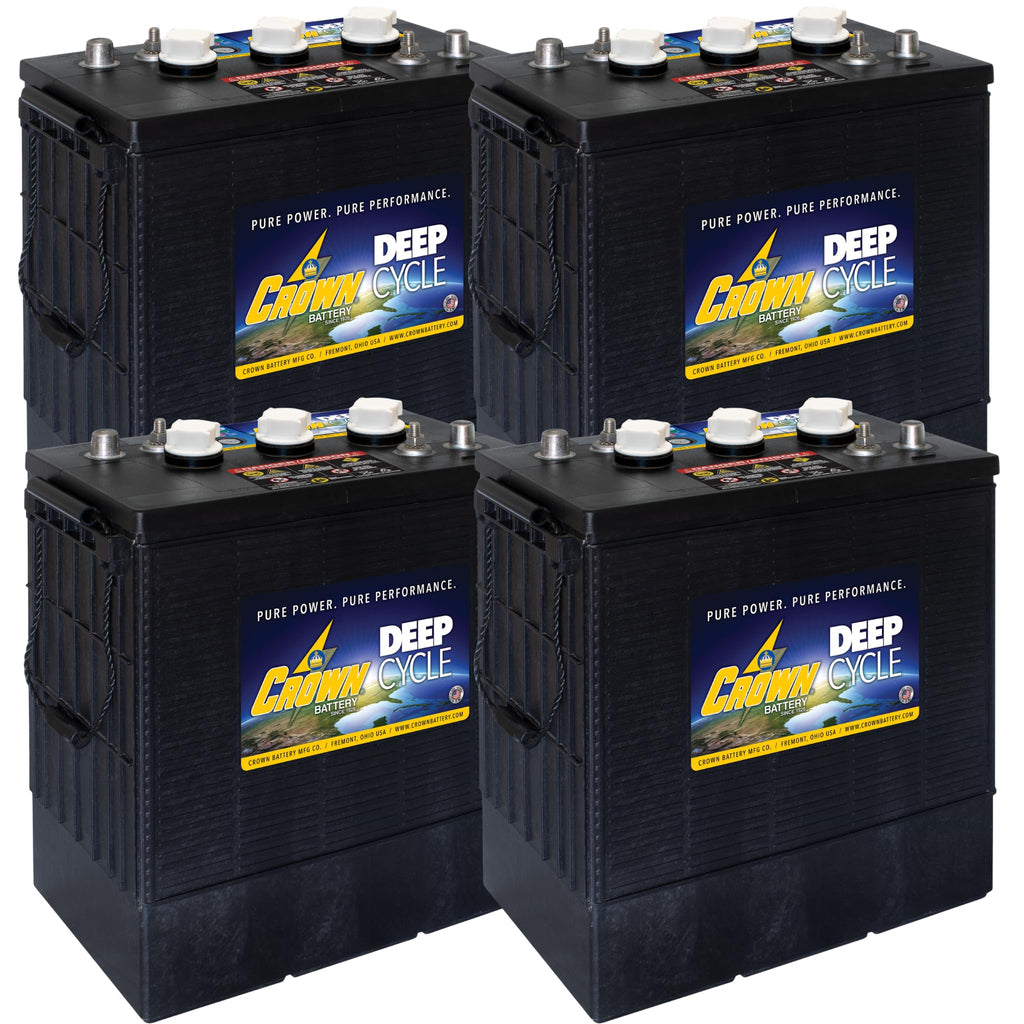6V Flooded Lead Acid Deep Cycle Battery 305Ah 4 Pack T43776