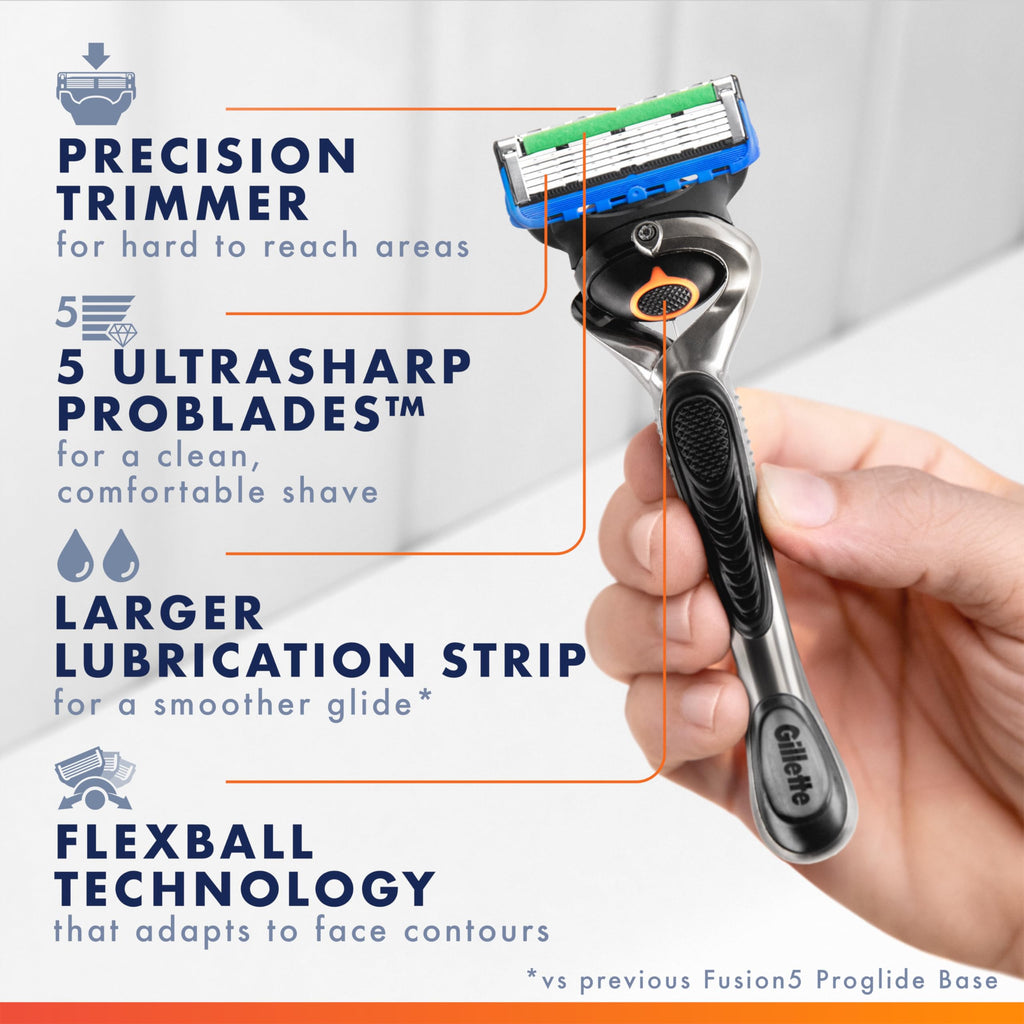 Shaving Razor with 8 Blade Refills B37967