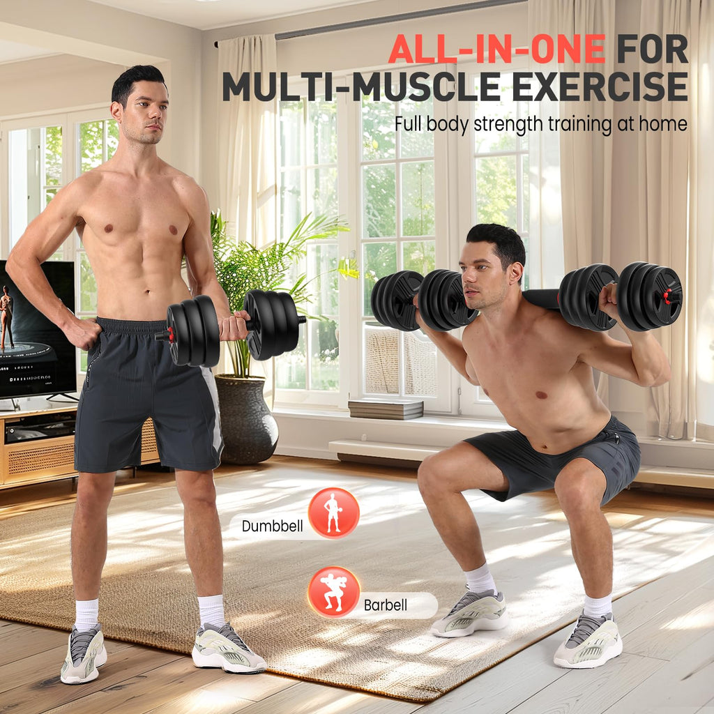 Adjustable Dumbbell Set 20/30/40/60/80 lb Free Weight Set A6158