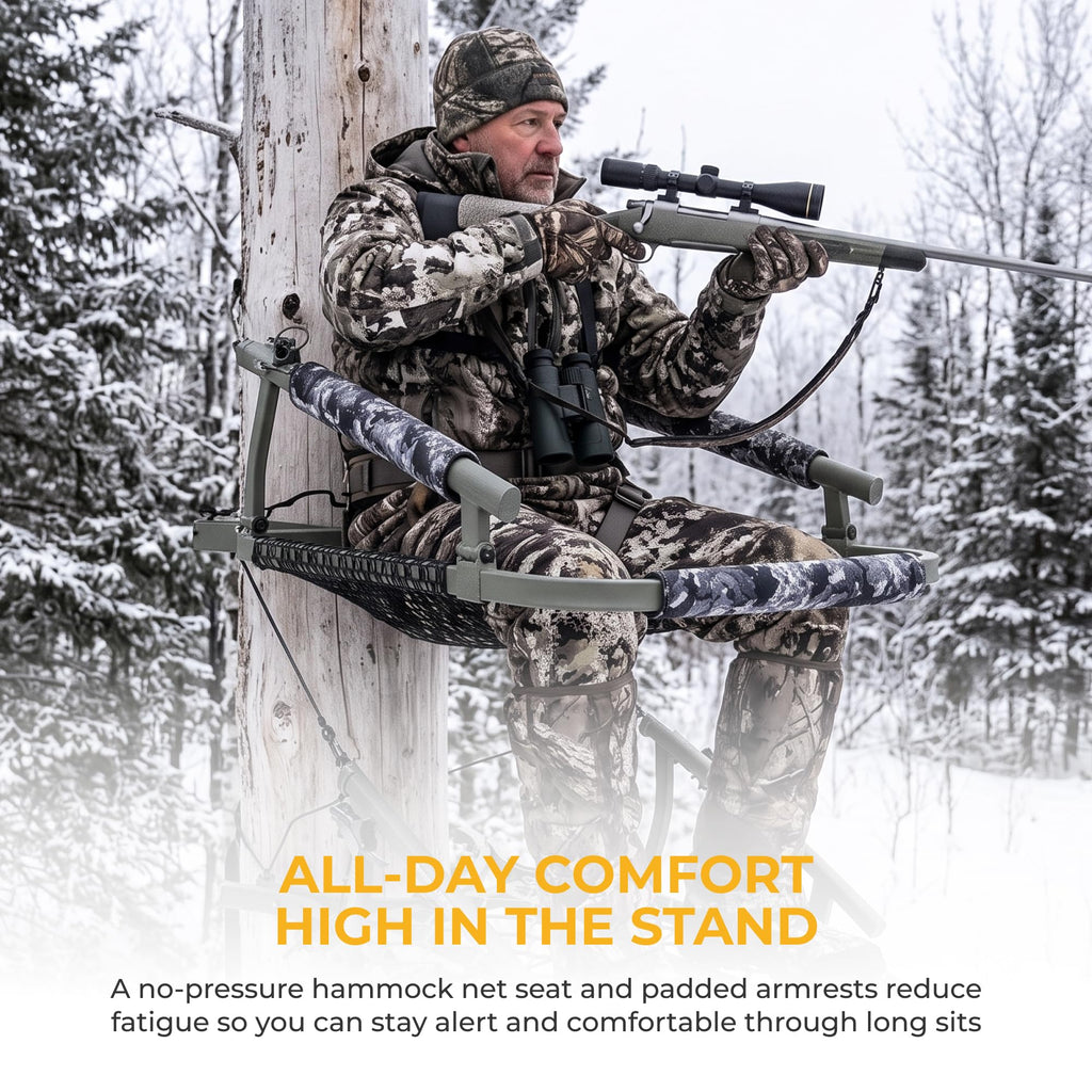 Tree Stand with Memory Foam Seat W903611
