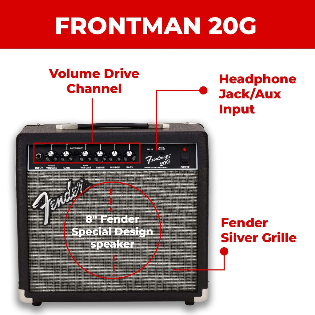 Black Guitar Combo Amplifier with Cable G9277
