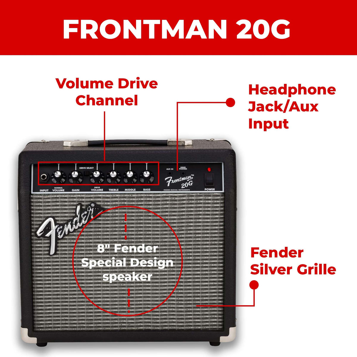 Black Guitar Combo Amplifier with Cable G9277
