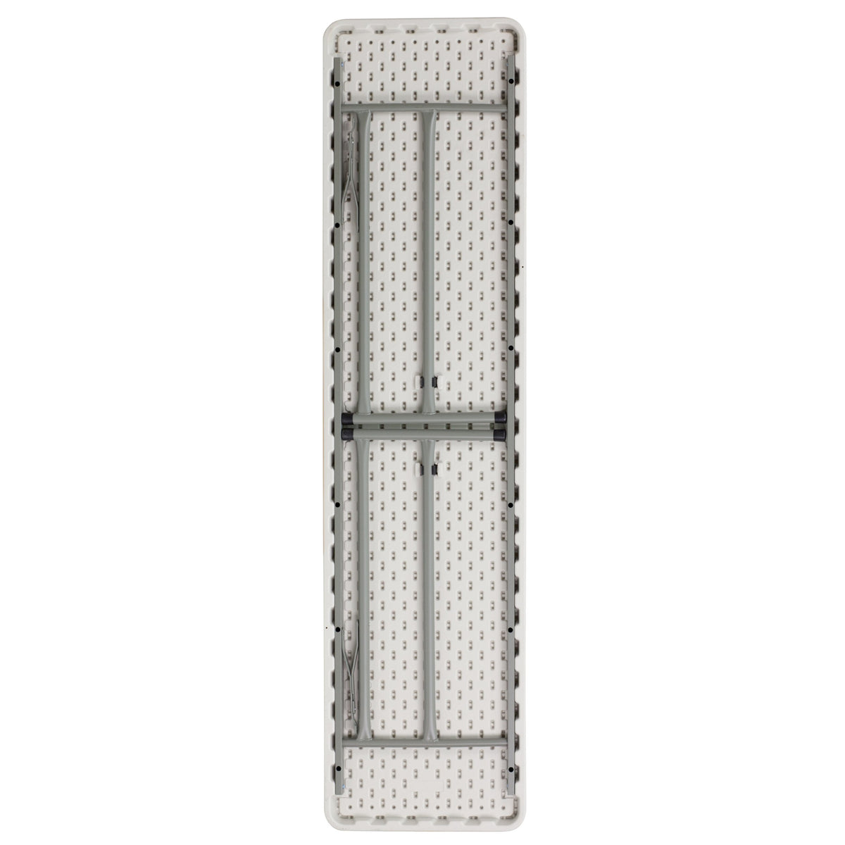 15 Pack 6-Foot Granite White Plastic Folding Table Q80803