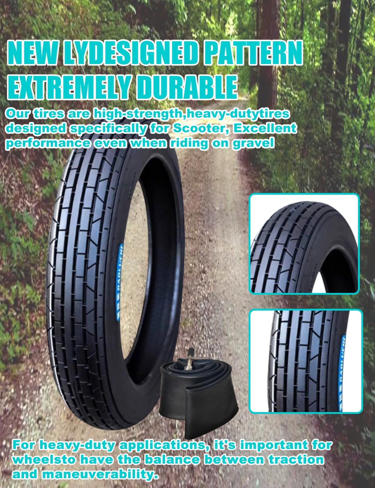 17 6PR TT Dirt Bike Tire and Inner Tube R42318