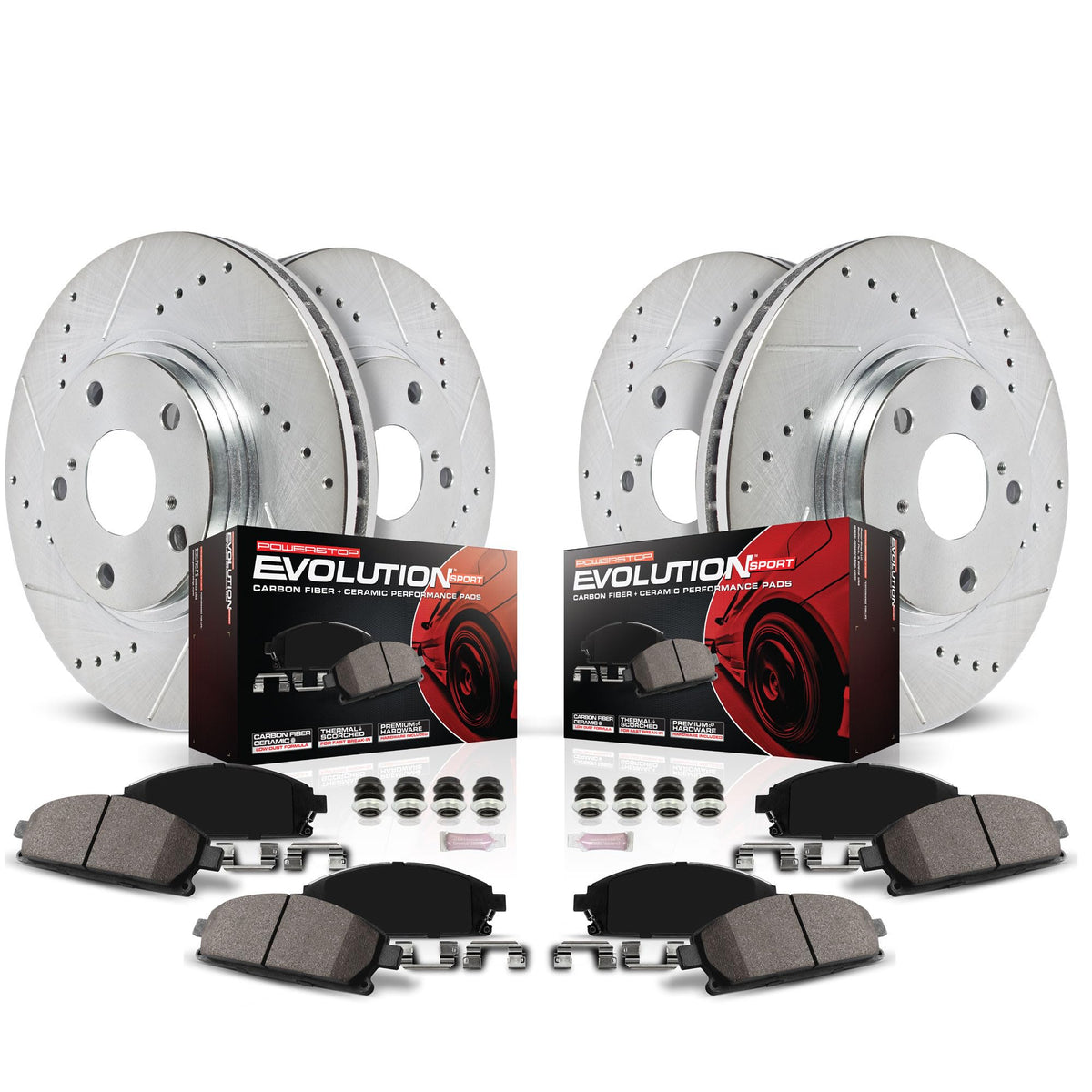 Brake Pad & Rotor Kit Front & Rear B68370